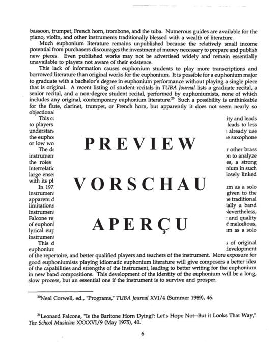 gallery: An Annotated Bibliography , , (Euphonium)