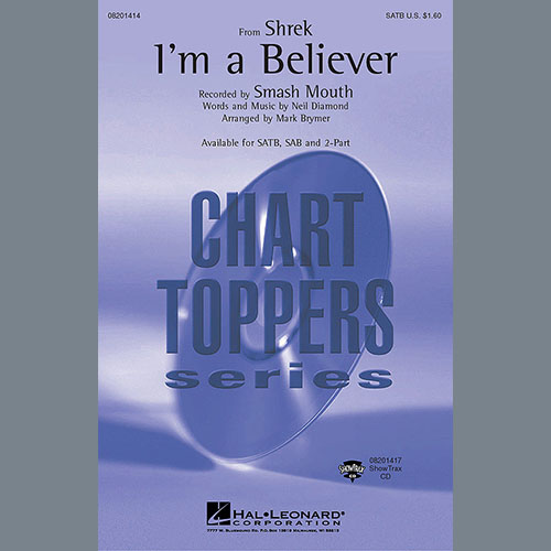 cover: I'm A Believer (from Shrek) (arr. Mark Brymer), Smash Mouth