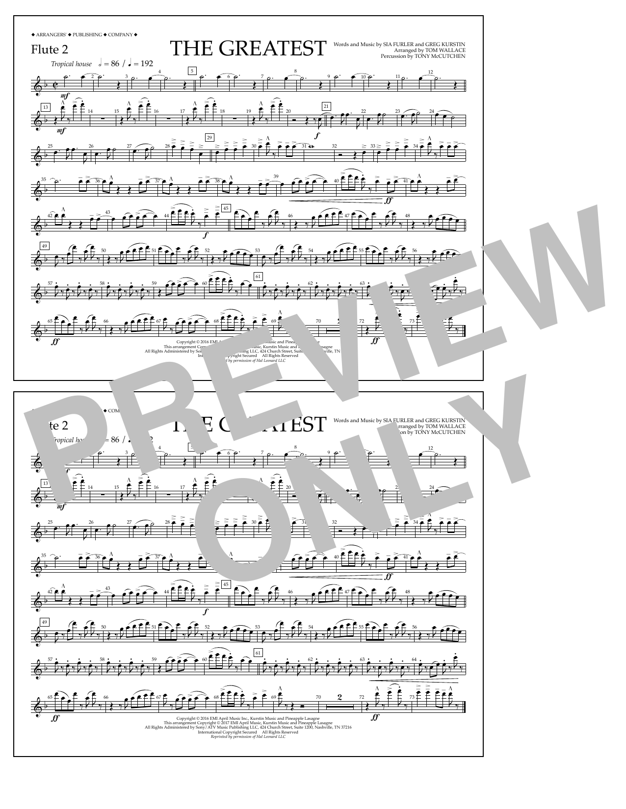 Product picture to: The Greatest - Flute 2
