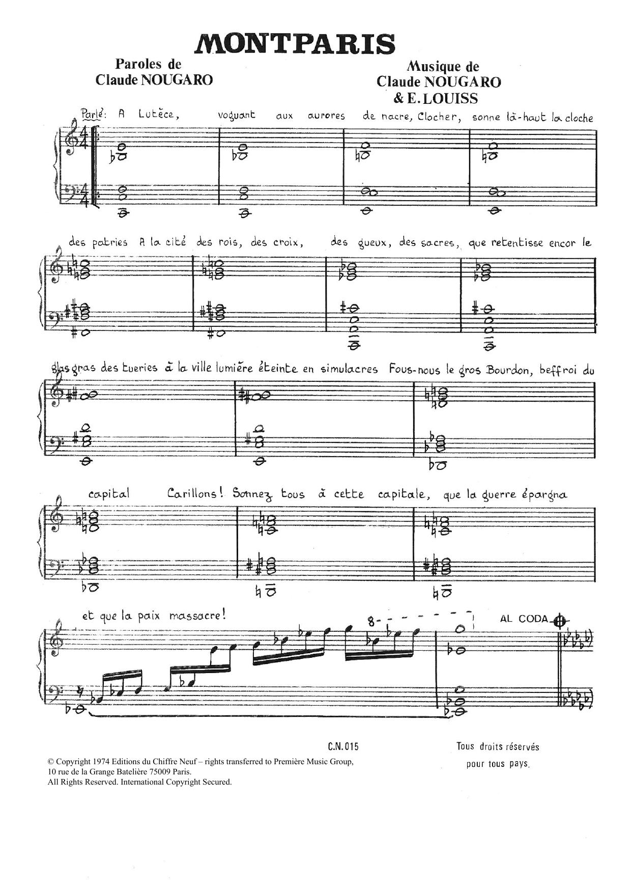 Produktbild zu: Montparis