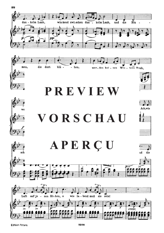 gallery: Sehnsucht D.636 Ach, aus dieses Tales Gründen , , (Gesang hoch + Klavier)
