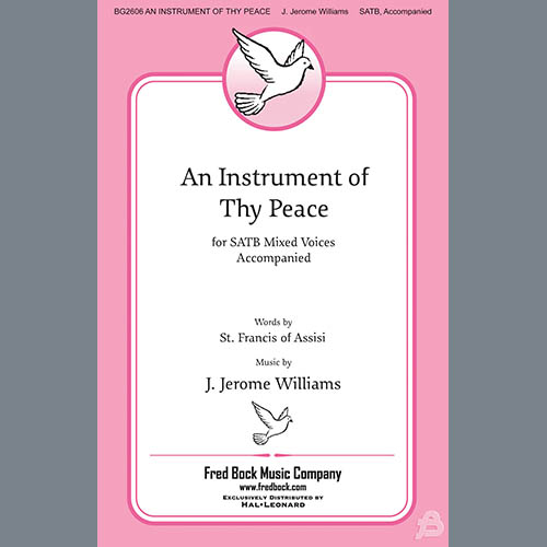 cover: An Instrument Of Thy Peace, J. Jerome Williams, Chor