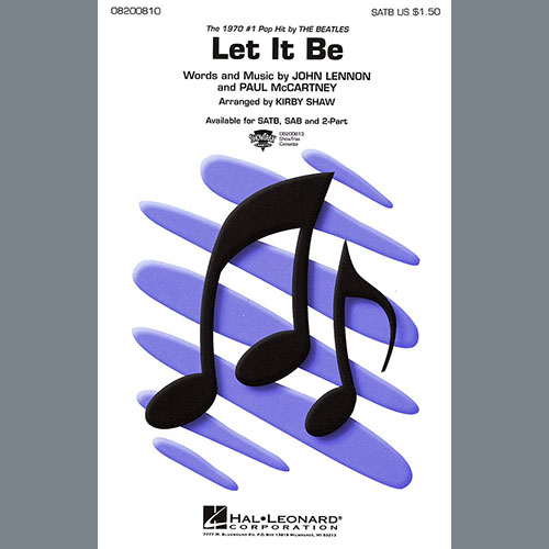 Produktbild zu: Let It Be (arr. Kirby Shaw)