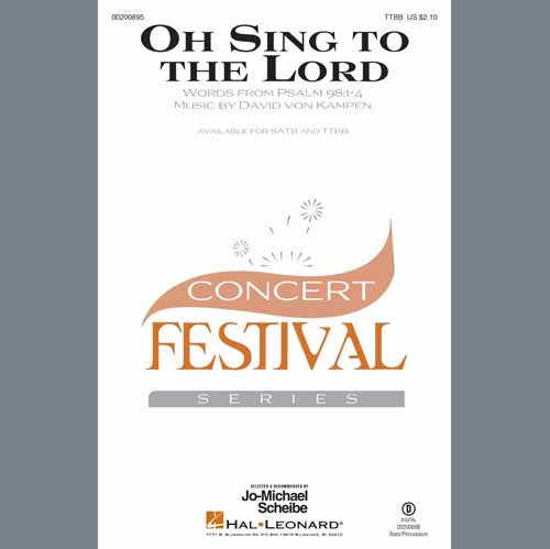 cover: Oh Sing To The Lord, David Von Kampen, Chor