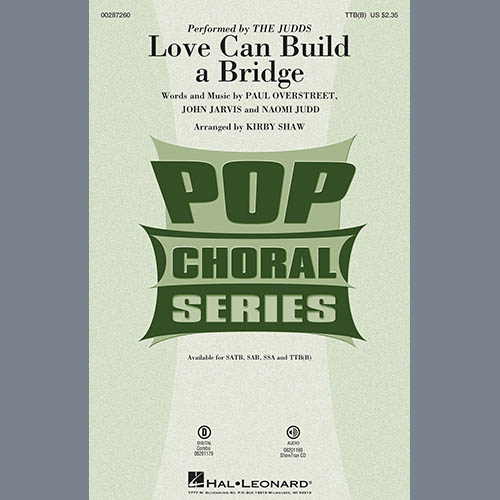 Produktbild zu: Love Can Build A Bridge (arr. Kirby Shaw)