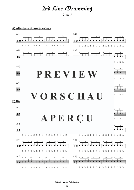 Produktgalerie: Seite 7 von 11 Groove-Koordination für Drum-Set Band 2 Jazz-Edition, , Drum Set