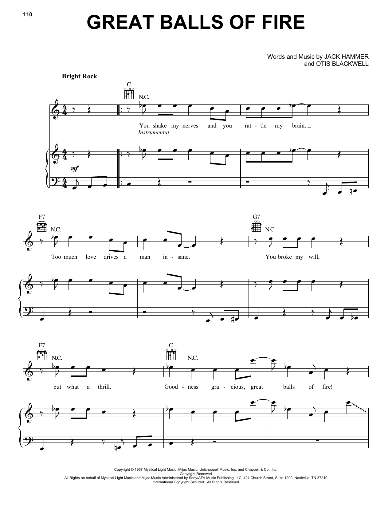 Produktgalerie: Seite 1 von 1 Great Balls Of Fire, Jerry Lee Lewis, Gesang, Gitarre, Klavier