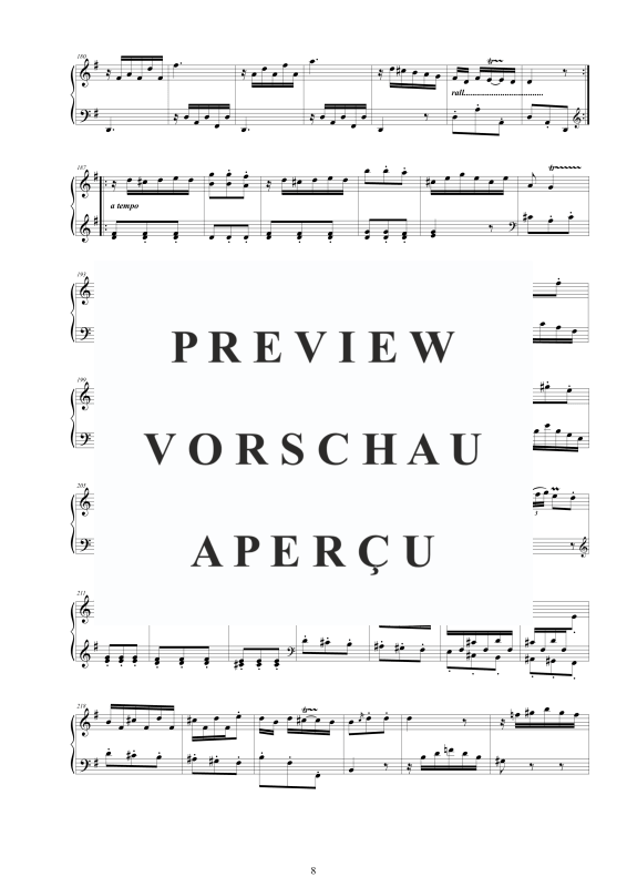 Produktgalerie: Seite 9 von 11 Cembalo Sonate Nr. 3 in G-Dur, Op.4, , Cembalo/Klavier Solo