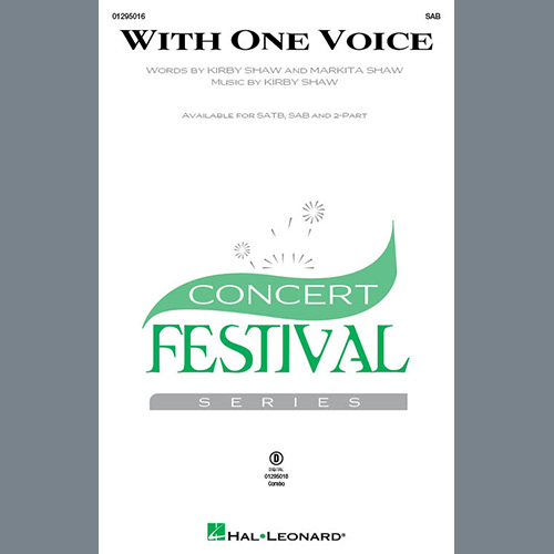 cover: With One Voice, Kirby Shaw, Chor