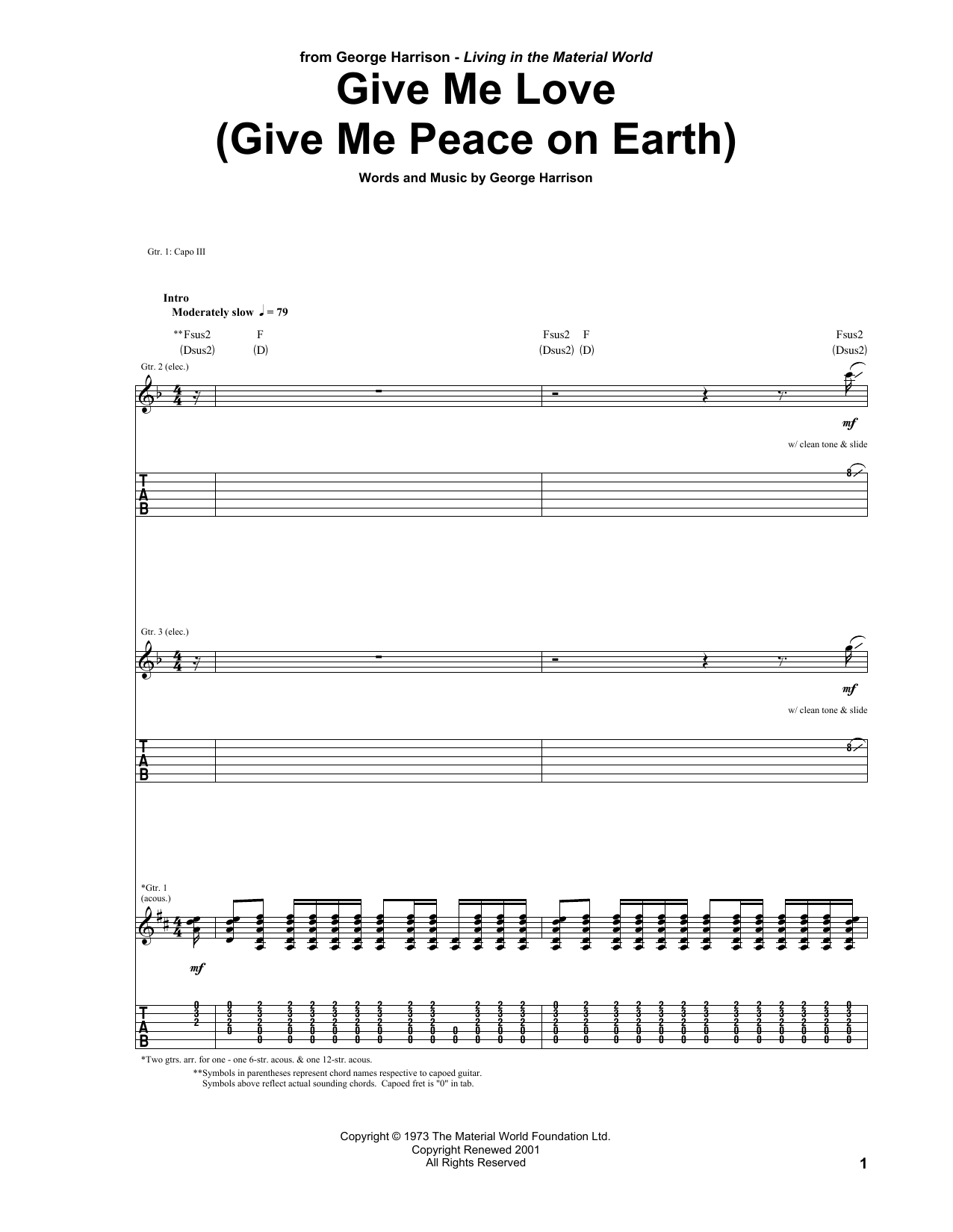 Product picture to: Give Me Love (Give Me Peace On Earth)
