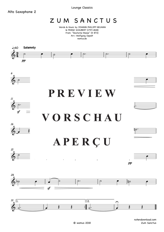 gallery: Zum Sanctus , , (Saxophon Quartett AATB)