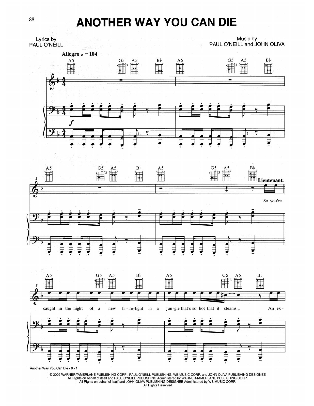 Product gallery: Page 1 of 1 Another Way You Can Die, Trans-Siberian Orchestra