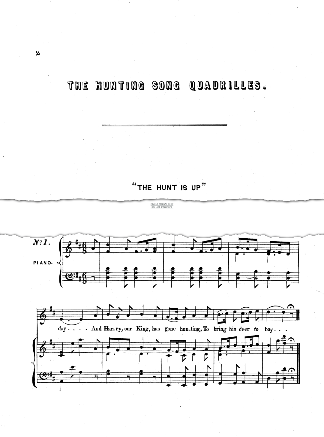 Product picture to: Singing Quadrilles Set To Old Hunting Songs