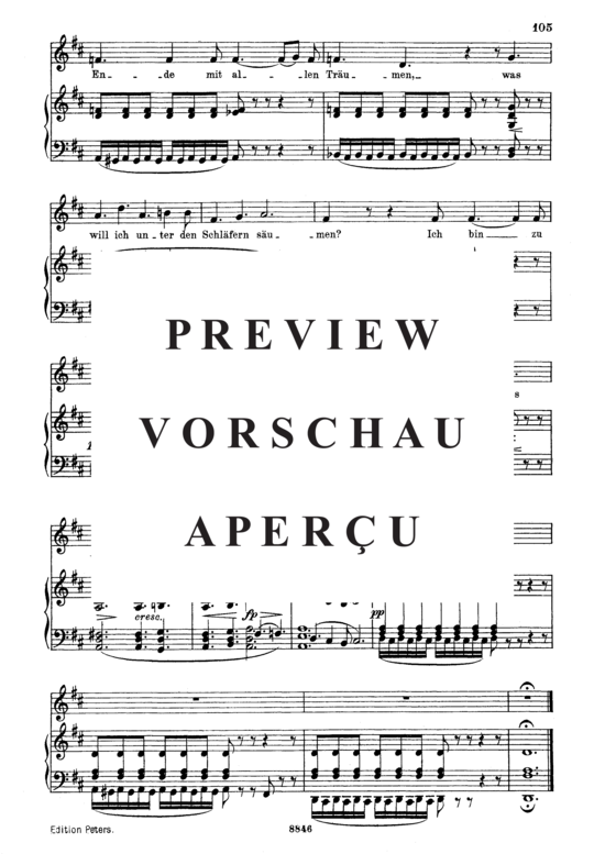 gallery: Im Dorfe D.911-17 (Winterreise) , ,  (Gesang mittel + Klavier)