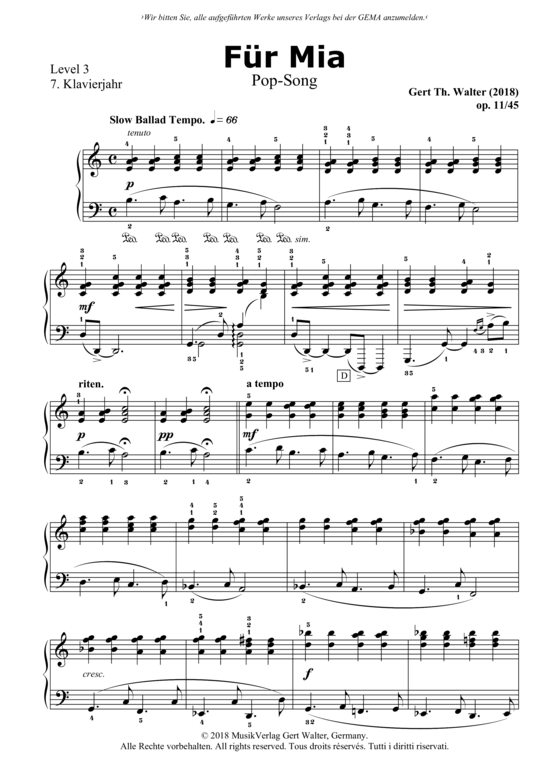 Produktbild zu: Für Mia Gert Walter
