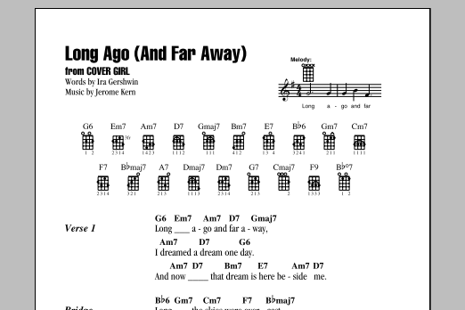 Product gallery: Page 1 of 1 Long Ago (And Far Away), Ira Gershwin