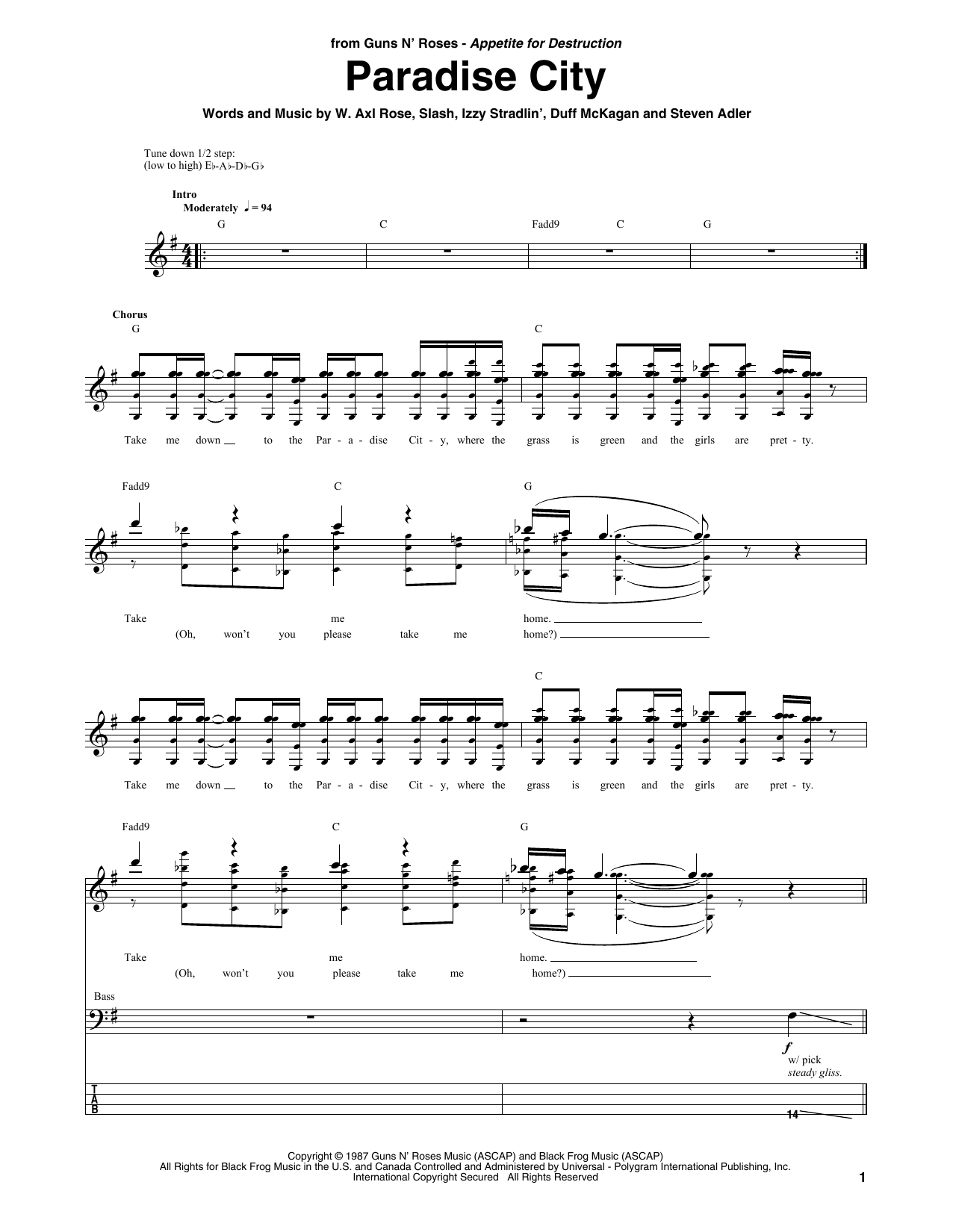 Produktbild zu: Paradise City