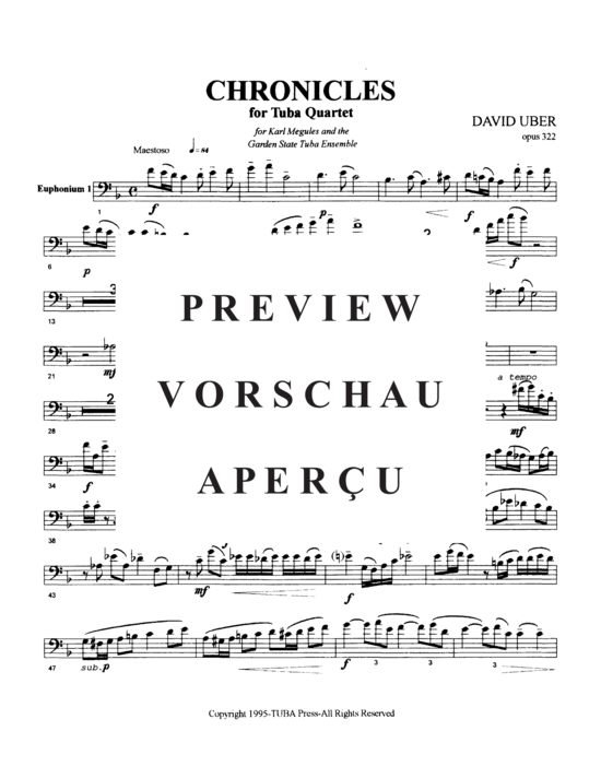 Product gallery: Page 13 of 20 Chronicles , , (Tuba Quartett EETT)
