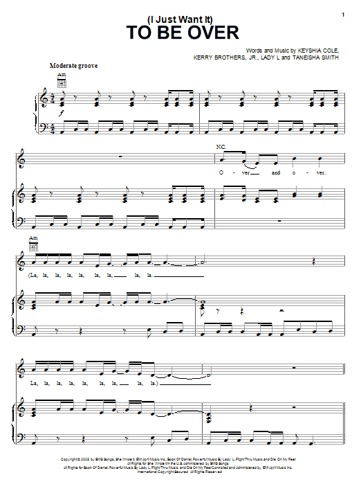 Produktbild zu: (I Just Want It) To Be Over