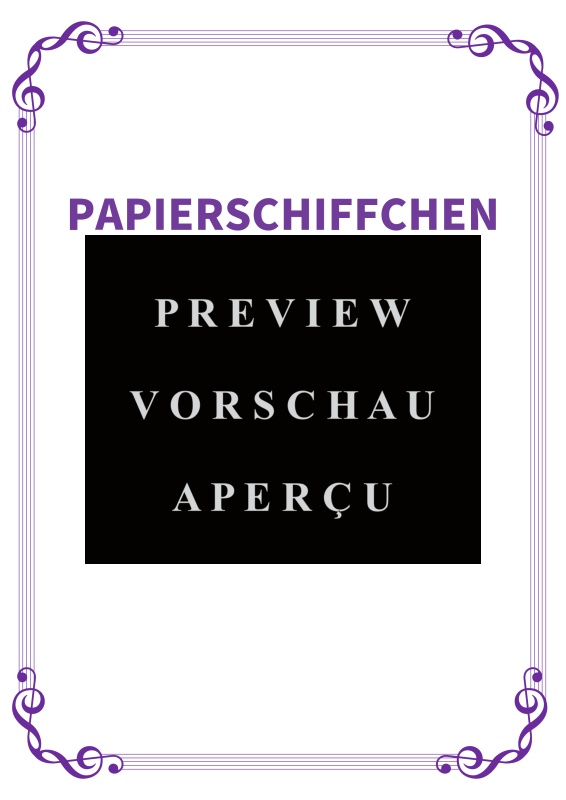 Produktgalerie: Seite 2 von 6 Papierschiffchen, , Klavier Solo