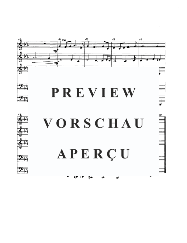 Produktgalerie: Seite 7 von 11 Ballade in C-Moll, , Blechbläser Quintett