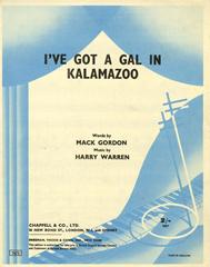 cover: I've Got A Gal In Kalamazoo, Harry Warren