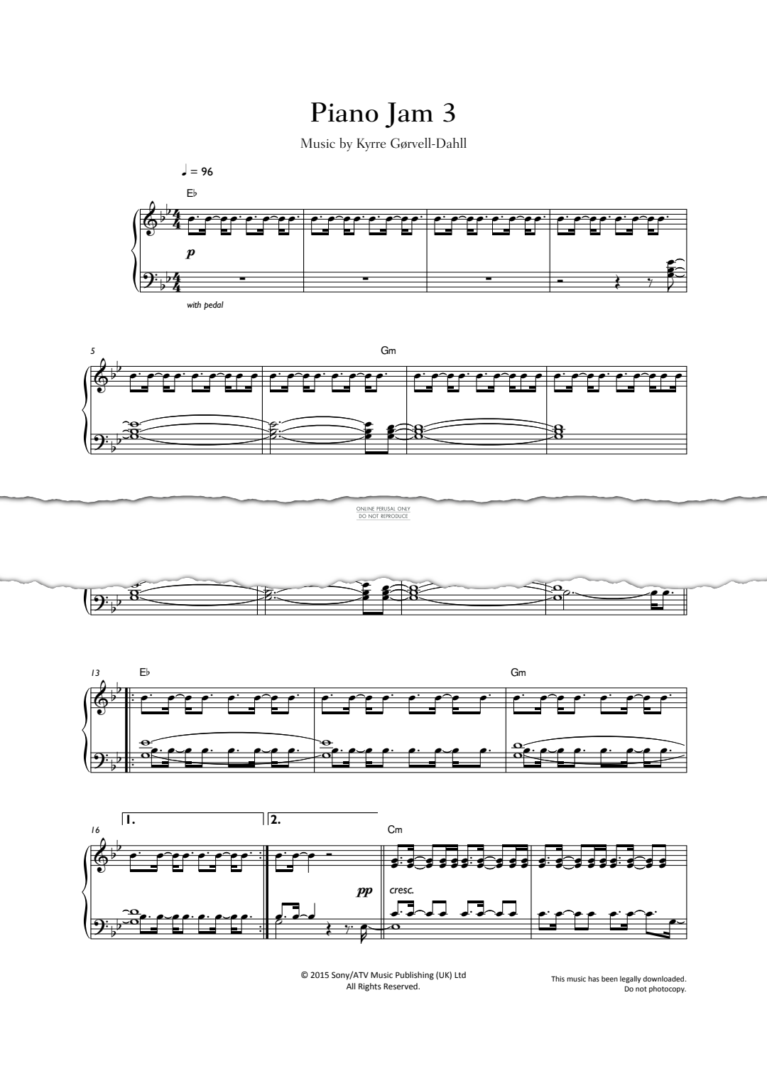 Product picture to: Piano Jam 3