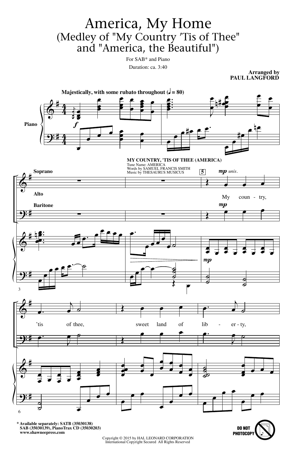 Produktbild zu: America, My Home