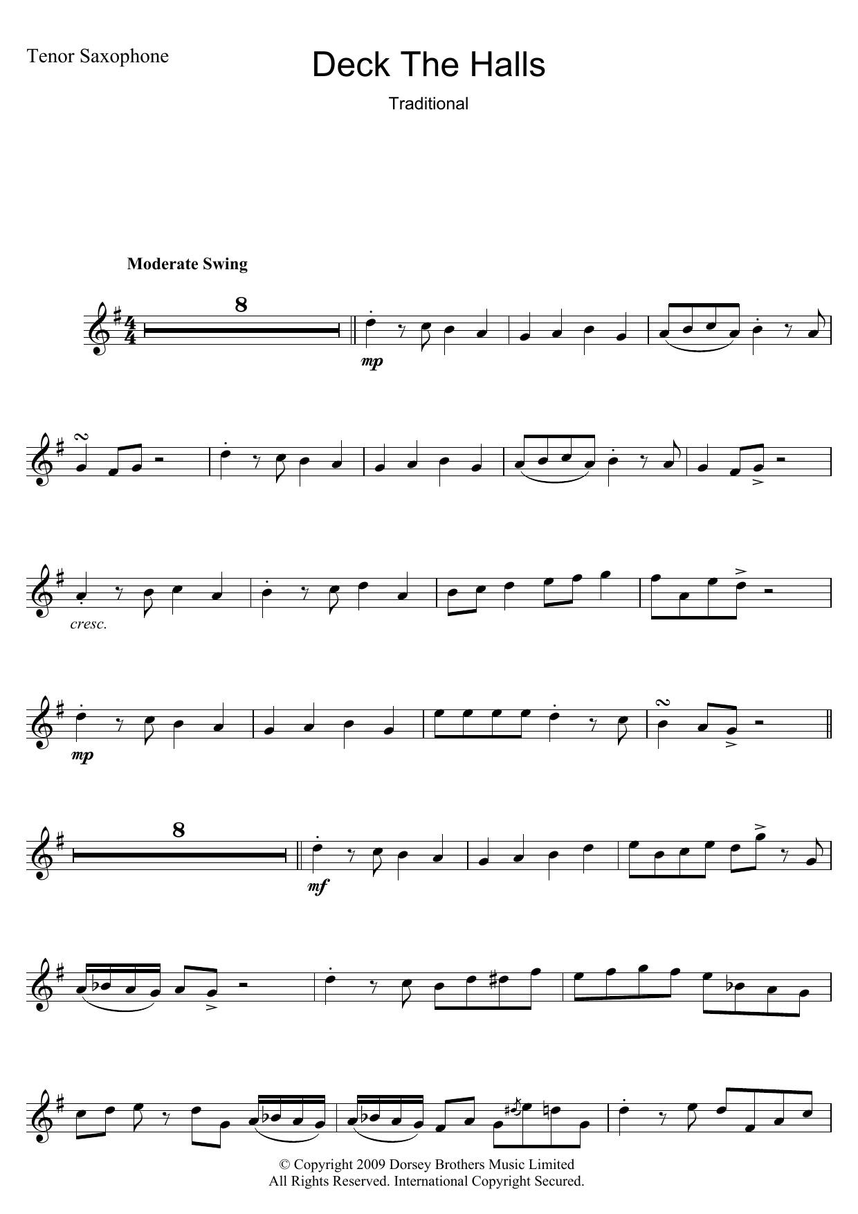 Product gallery: Page 1 of 1 Deck The Halls, Traditional Carol