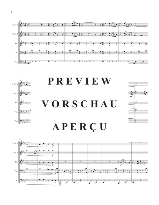 Produktgalerie: Seite 3 von 21 March for “Zubie” , , (Blechbläserquintett + Alternativ-St.)