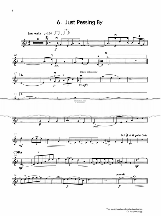 Produktgalerie: Seite 1 von 1 Just Passing By (from 'Jazzin' About'), Pam Wedgwood, Klavier, Violine