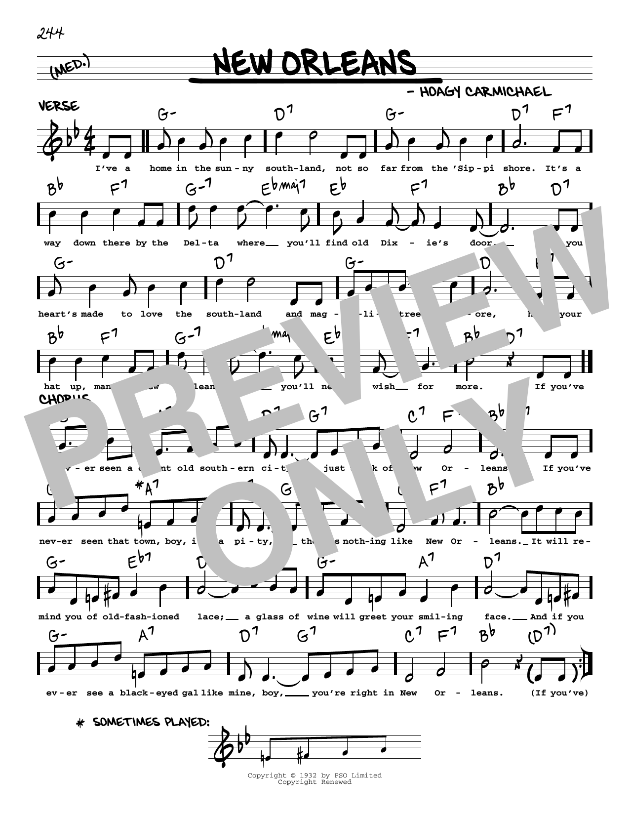 Product picture to: New Orleans (arr. Robert Rawlins)