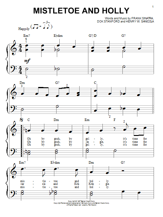 Product picture to:  Mistletoe And Holly - Frank Sinatra