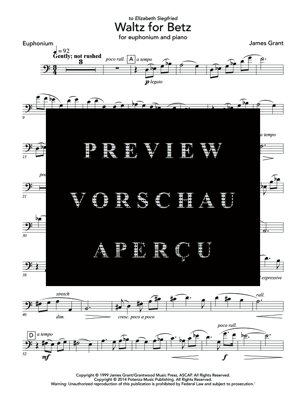 gallery: Waltz for Betz, , (Euphonium und Klavier)