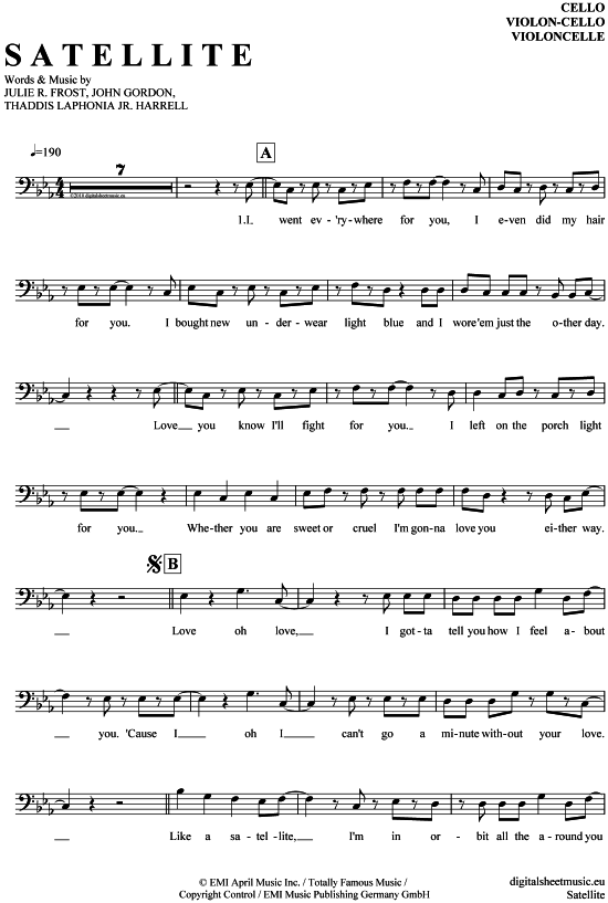 Produktgalerie: Seite 1 von 4 Satellite , Lena Meyer-Landrut, (Violon-Cello)