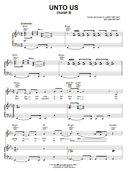 Produktbild zu: Unto Us (Isaiah 9)