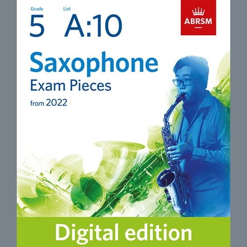 Product picture to: Aria (from Il barbiere di Siviglia)  (Grade 5 List A10 from the ABRSM Saxophone syllabus from 2022)