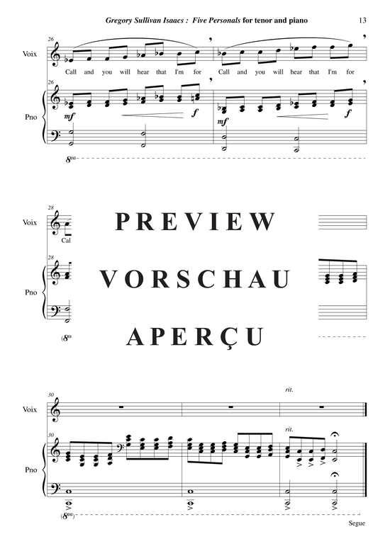 Product gallery: Page 14 of 18 Five Personals , , (tenor + piano)