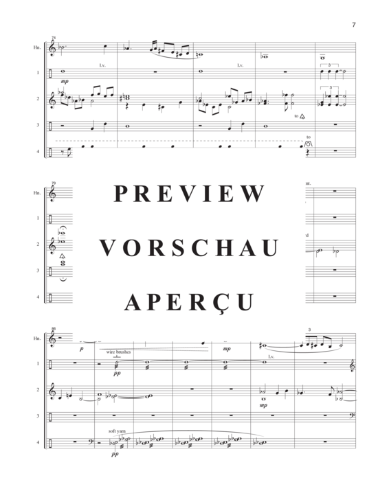 Product gallery: Page 10 of 21 Reflective Journey , , (horn solo and percussion quartet)