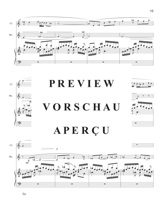 Product gallery: Page 18 of 21 Passage to Eden , , (clarinet, horn and piano)