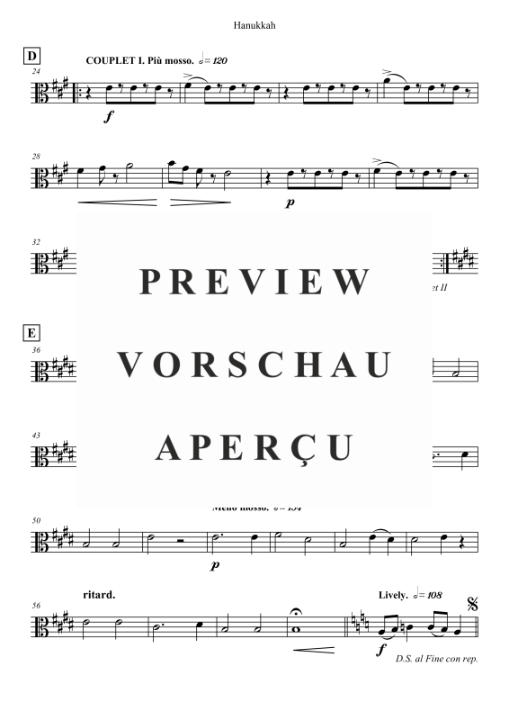 Produktgalerie: Seite 6 von 6 Hanukkah, , Viola und Klavier