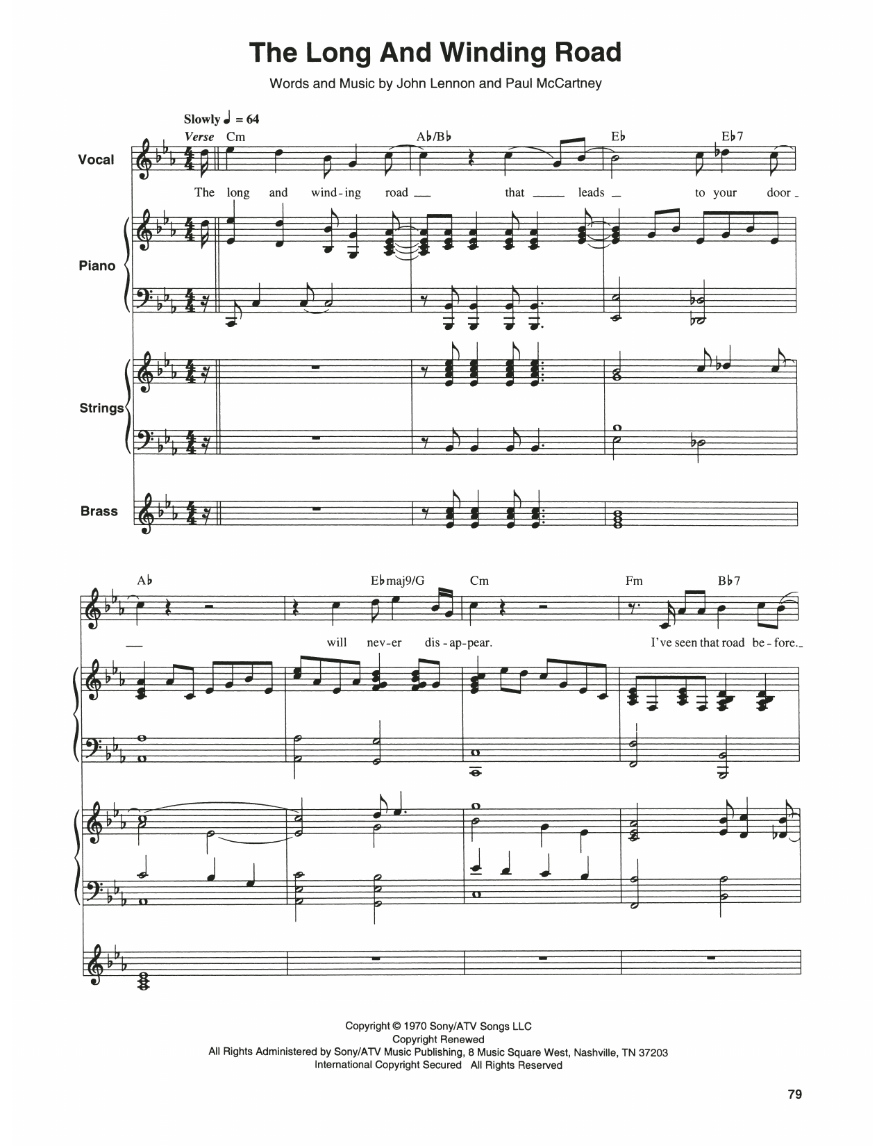 Product gallery: Page 1 of 1 The Long And Winding Road, The Beatles