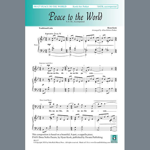 Produktbild zu: Peace to the World