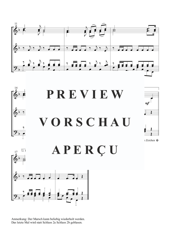 Product gallery: Page 3 of 5 Wir lustigen Hannoveraner, Heimatmarsch, , Trombone Choir