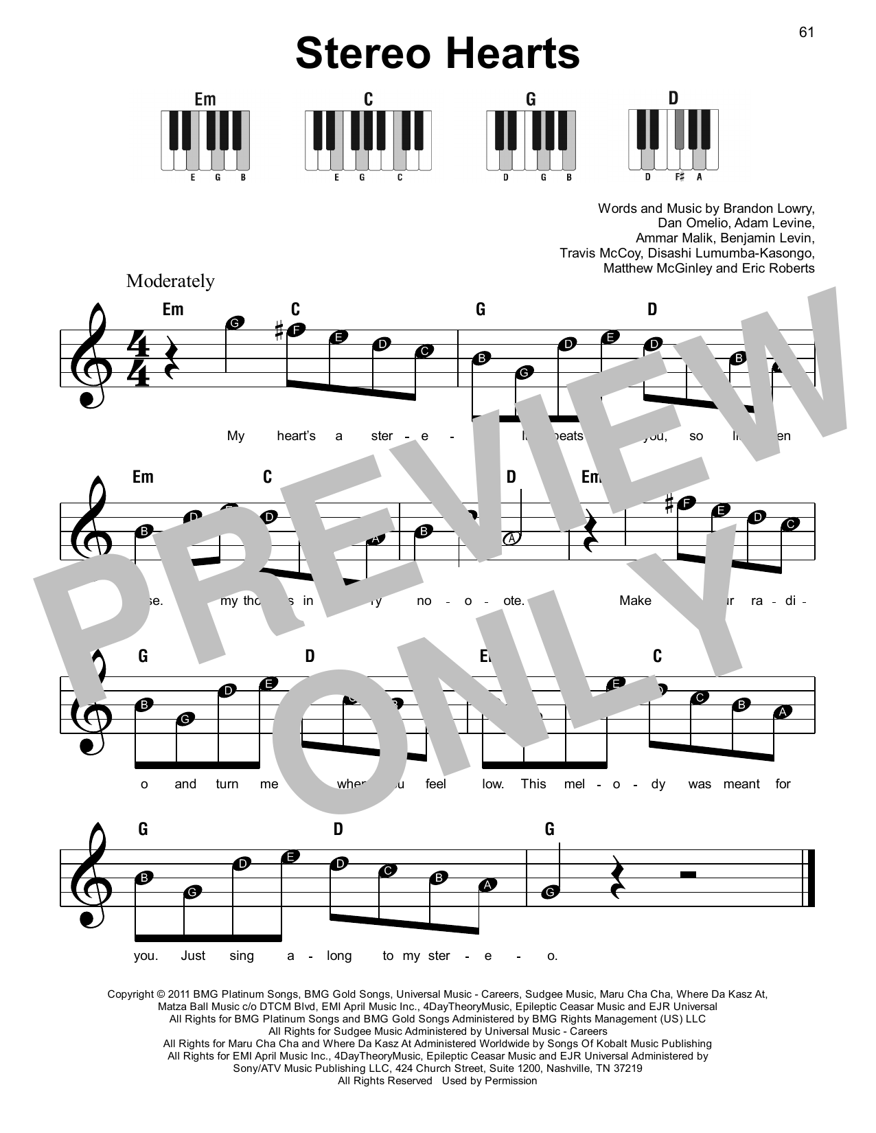 Product picture to: Stereo Hearts (feat. Adam Levine)