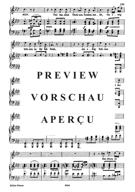 Product gallery: Page 4 of 6 Fülle der Liebe D.854, , High Voice and Piano