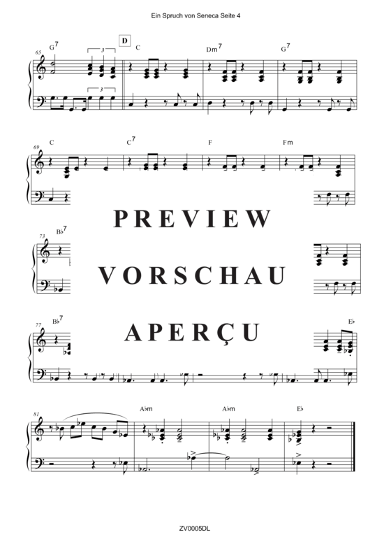 gallery: Ein Spruch von Seneca , , (Gemischter Chor + Klavier, Rhythmusgruppe)