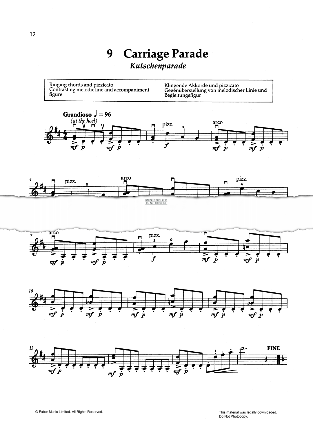 Produktgalerie: Seite 1 von 1 Carriage Parade, Mary Cohen, Violine