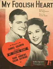 cover: My Foolish Heart, Victor Young