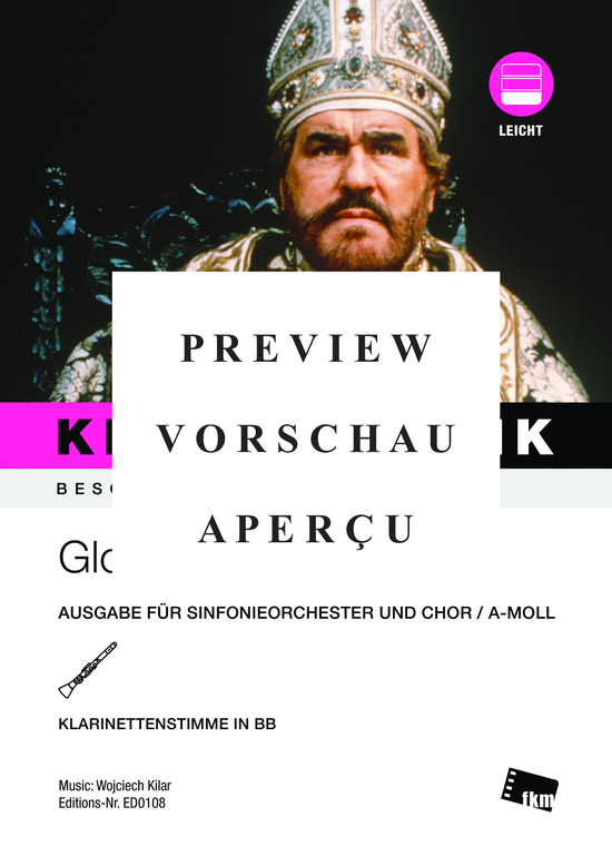 Product gallery: Page 2 of 7 König der letzten Tage - Gloria: Klarinette, , Clarinet in B-flat